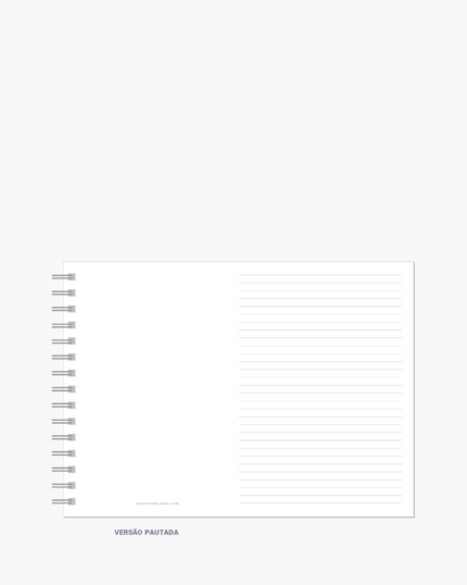 Caderno Meia Pauta