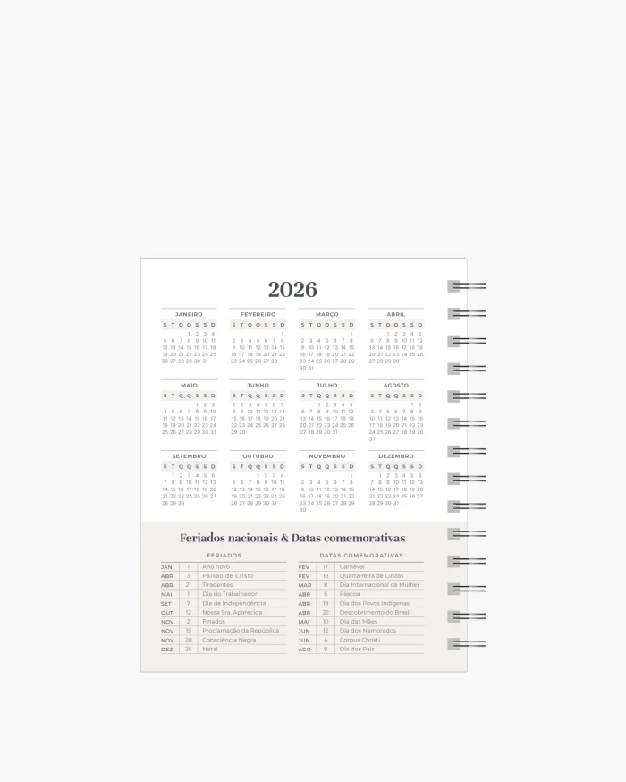 Mini Agenda Planner 2026 - Imagem 3
