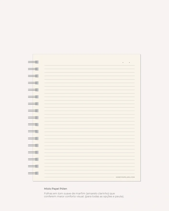 Caderno Colegial Misto e Ajustável - Gramatura 90 e Pólen Bold 90 - Imagem 6