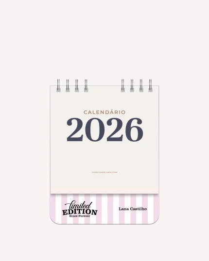 Calendário de Mesa 2026