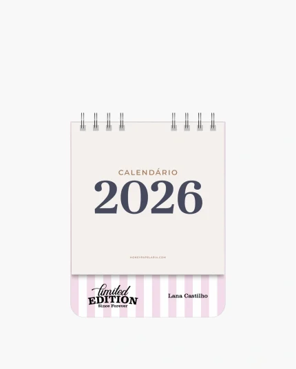 Calendário de Mesa 2026
