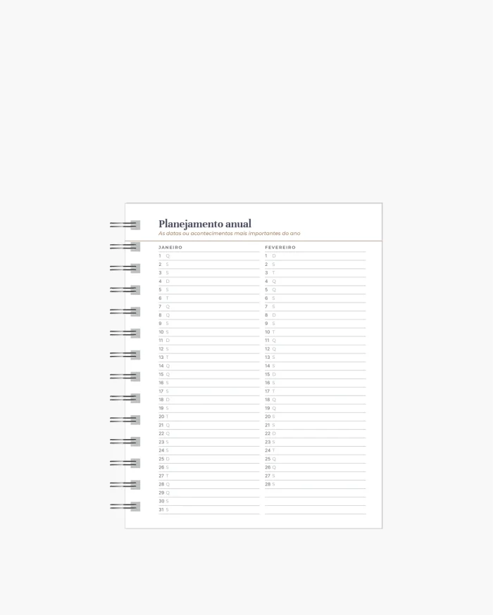 Mini Planner Diário