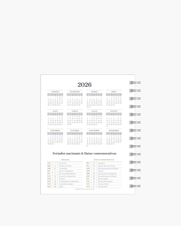 Mini Planner Diário Permanente (Sem Datas) - Imagem 3