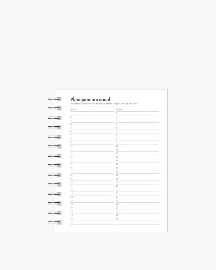 Mini Planner Diário Permanente (Sem Datas) - Imagem 5